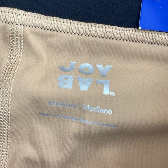 Joy Lab High Rise Split Flare Leggings Tan Black womens size medium - Picture 6 of 6